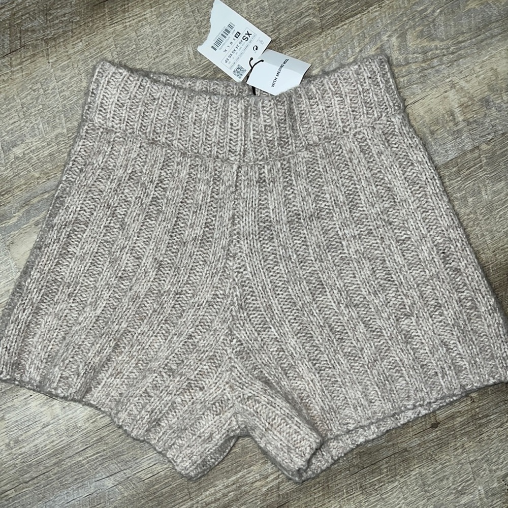 Zara knit shorts